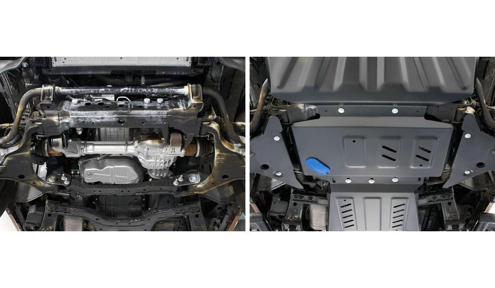 Защита картера Rival для Mercedes-Benz X-klasse (V - 2.3TD; 3.0D) 4WD 2017-н.в./Nissan Navara D40 (V - 2.5D) 2004-2010/Nissan Navara D40 рестайлинг (V - 2.5D; 3.0D) 2010-2015/Nissan Pathfinder R51 (V - 2.5D; 4.0) 2004-2010/Nissan Pathfinder R51 рестайлинг (V - 2.5D; 3.0D; 4.0) 2010-2014 (устанавл-ся совместно с 2111.4164.2.3), сталь 3 мм, с крепежом, штампованная, 2111.4165.2.3