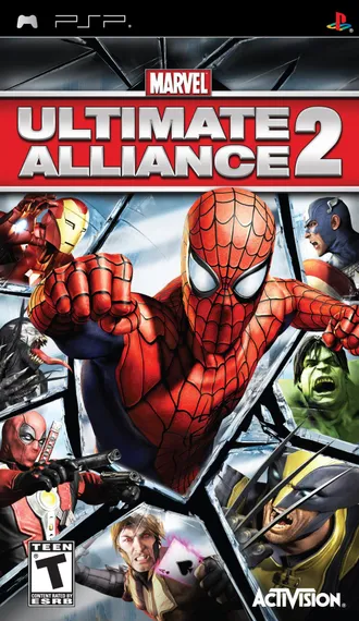 PSP Marvel: Ultimate Alliance 2 (Б/У, Английская версия, ULES-01343)