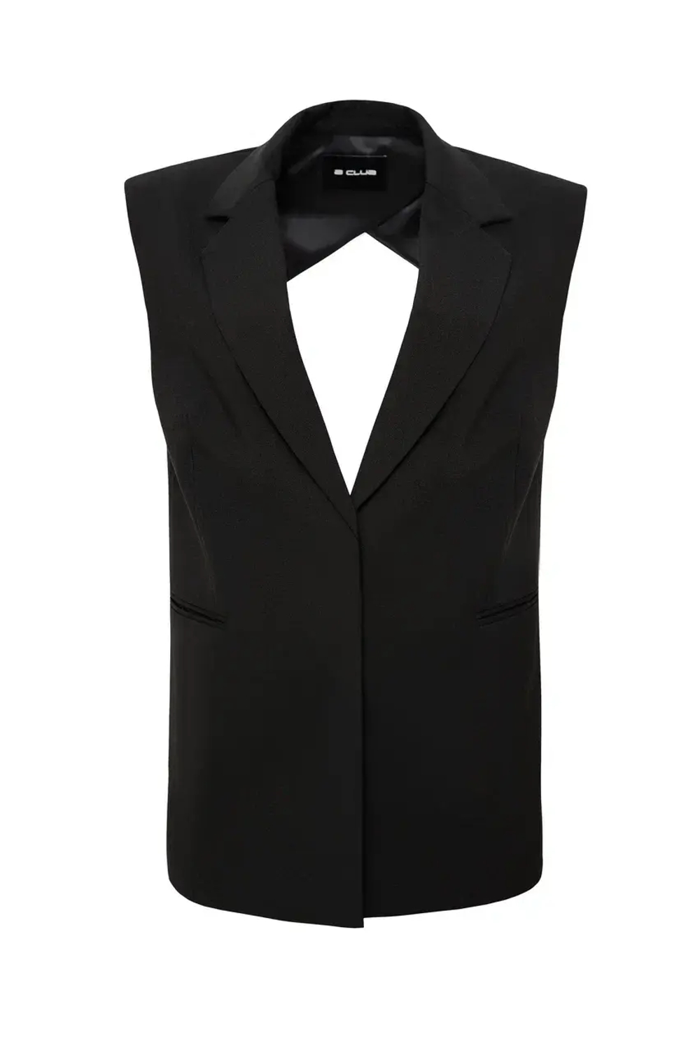 “Open back vest” Жилет с открытой спиной