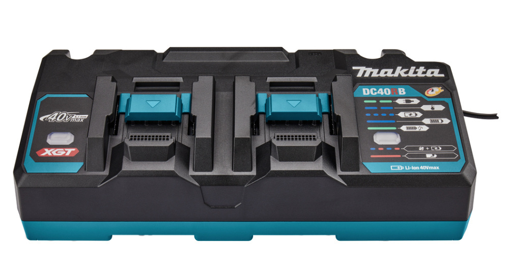 Зарядное устройство DC40RB быстрое двухпортовое (XGT 40В) Makita 191N10-3
