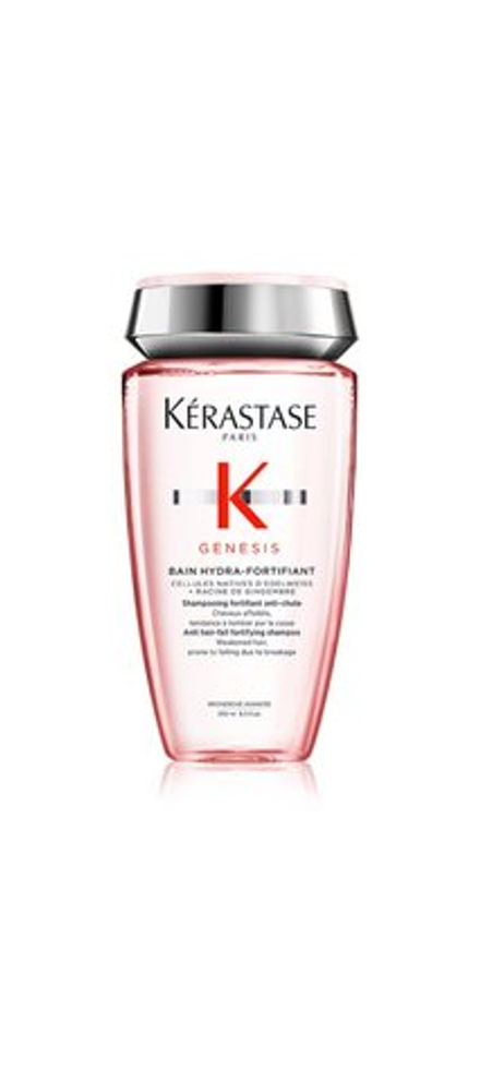 Kerastase Genesis Bain Hydra-Fortifiant - укрепляющий шампунь для ослабленных волос со склонностью к выпадению /   250  ml  / GTIN 3474636857814
