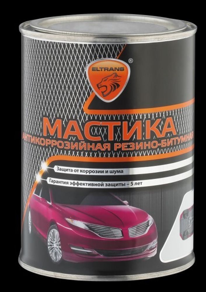 Мастика резино-битумная 1 кг  БПМ-3  (жест. банка) (ЭЛТРАНС)