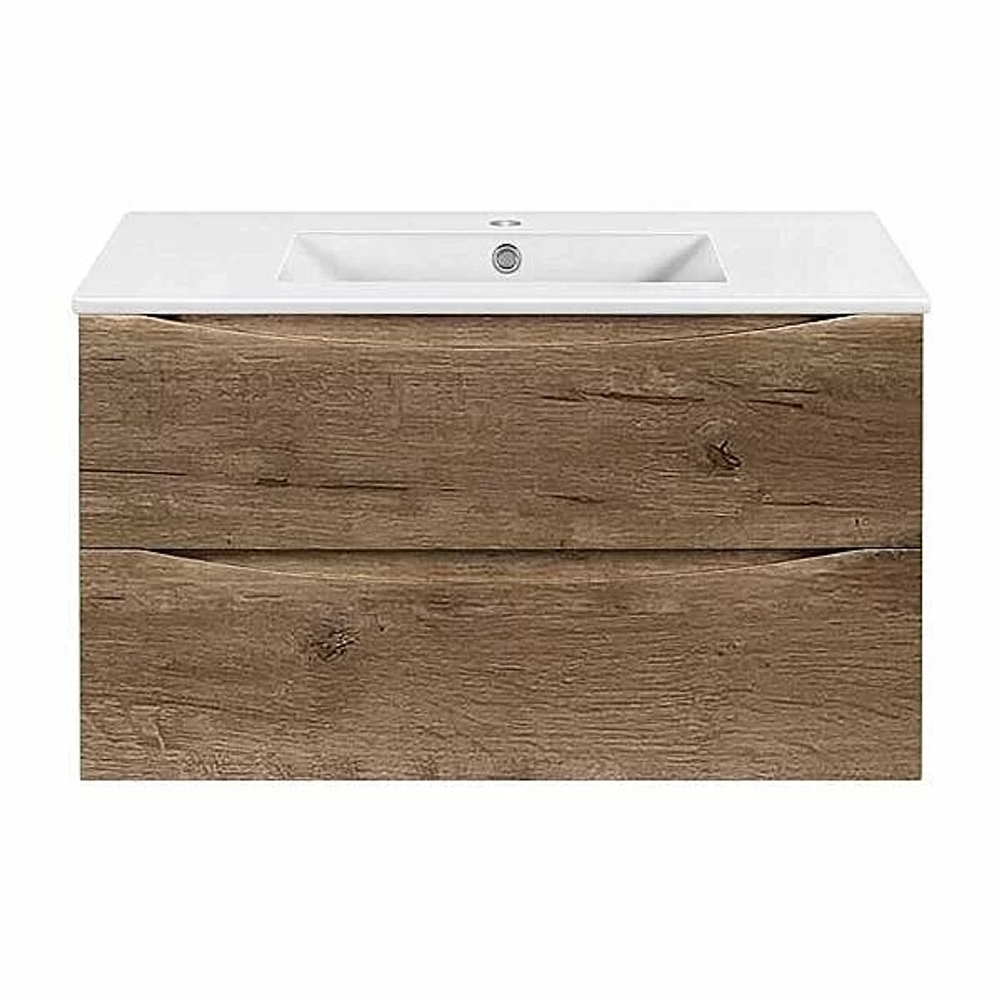 Тумба с раковиной Vincea Mia Slim 900 V.Oak