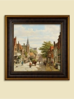 Картина серии "Голландия" настенная для интерьера 26*26 см