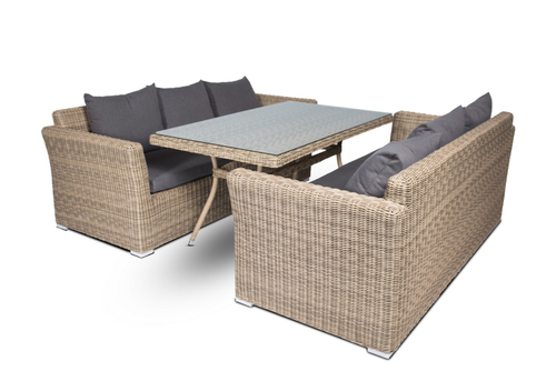 Мокко Дабл обеденная группа соломенная