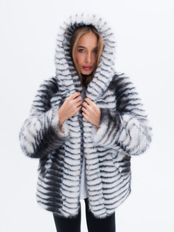 Шуба чебурашка искусственная, Северина (арт. 3016)