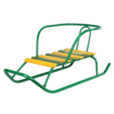 Санки "Ветерок №1" (без ручки), цвет зеленый