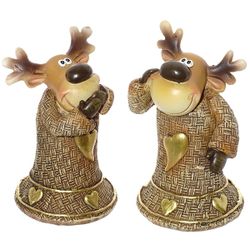 GAEM Фигурка декоративная "Олень", L5,5 W5,5 H9 см, 2в.