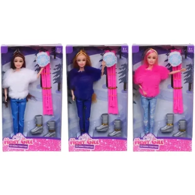 Кукла «На лыжах с Элли», с аксессуарами, кор. 32,5*5*18 см