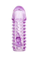 Закрытая фиолетовая насадка с 2 отростками - 13 см.