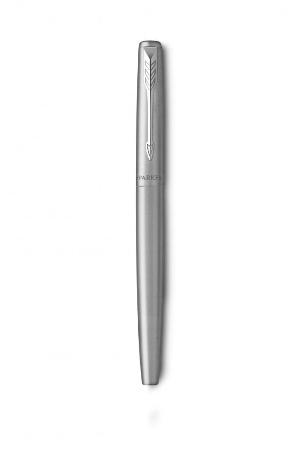 Подарочный набор: Ручка перьевая Parker Jotter Stainless Steel  и Ежедневник недатированный  серый