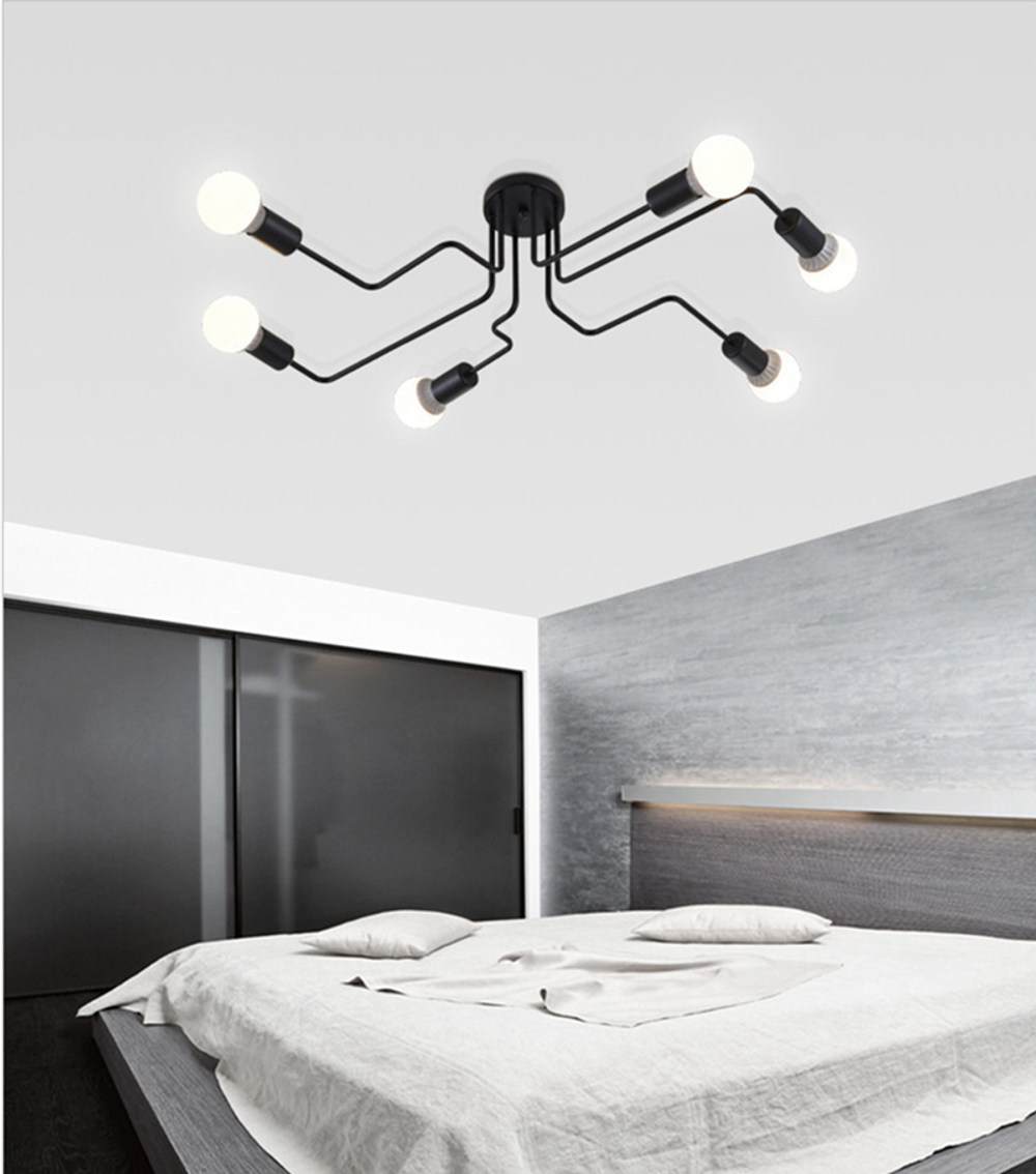 Ceiling design lamp Spider  (6 lampshades)
