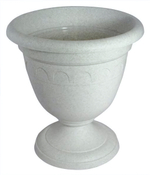 Вазон высокий Колывань 5,6л 26см (мрамор)