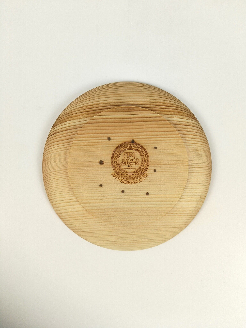 Тарелка деревянная мотивационная "Дом там, где сердце"