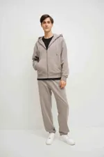 Худи Weme на молнии Оверсайз серый