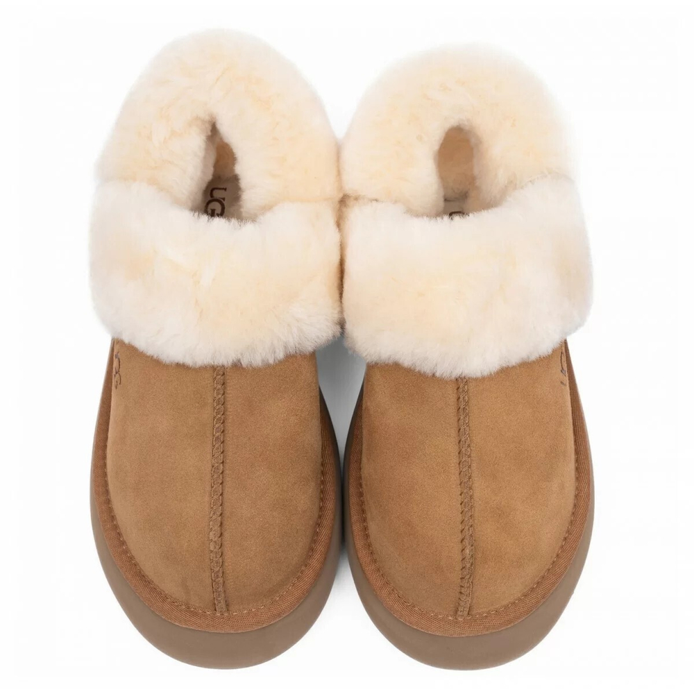 Угги UGG Slippers Disquette Chestnut