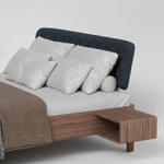 Кровать Lugos'Art ButterFly с тумбами из массива, с подсветкой