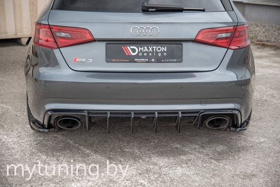 Сплиттеры бампера заднего боковые для AUDI RS3 8V Sportback (15-16)