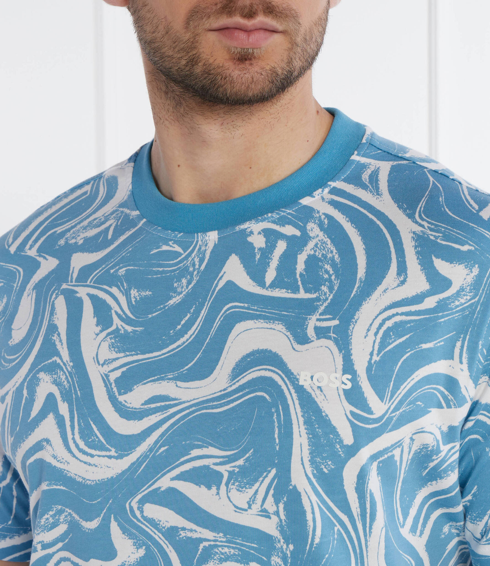 Футболка Te_Ocean BOSS ORANGE - голубой(50511251)