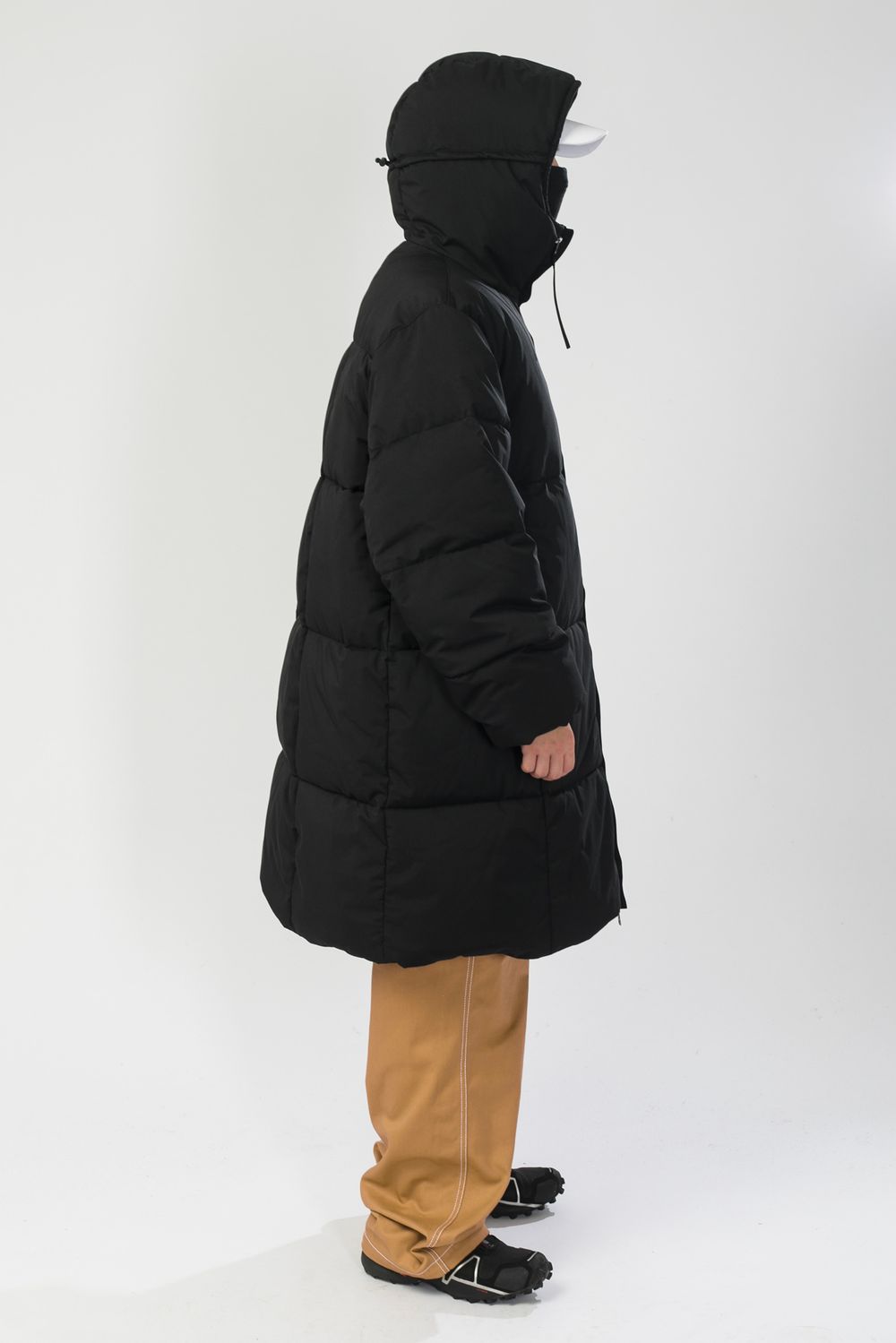 Пуховик CODERED Puffed Long Черный