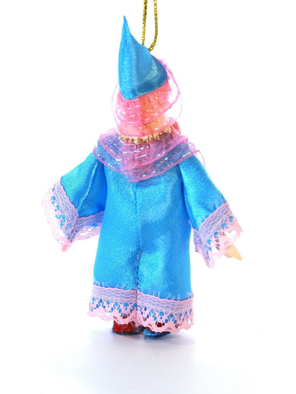 Кукла-подвеска сувенирная Клоун в панамке.