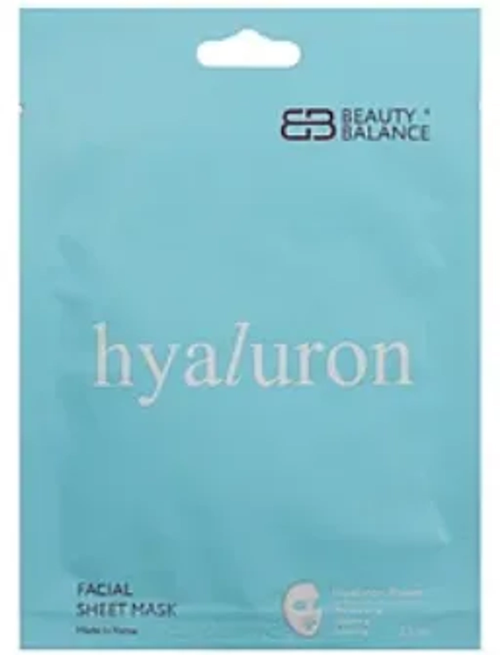 Beauty Balance Facial Sheet Mask Hyaluron Тканевая маска с гиалуроновой кислотой