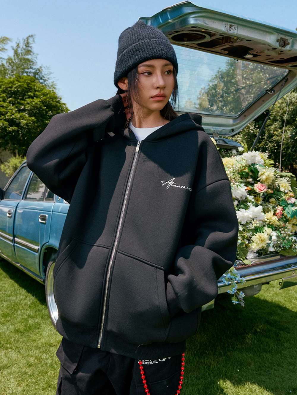 Худи HARSHandCRUEL "Atlanta Flow" Oversized Zip Hoodie