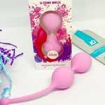 Вагинальные шарики U-Tone от Alive розовые