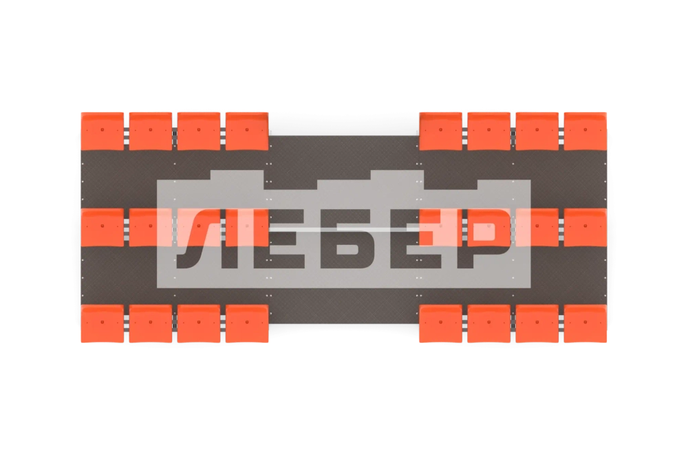 Трибуна на 24 места с проходом