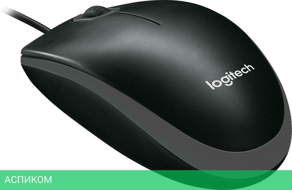 Мышь Logitech B100 Optica USB Black (910-003357)