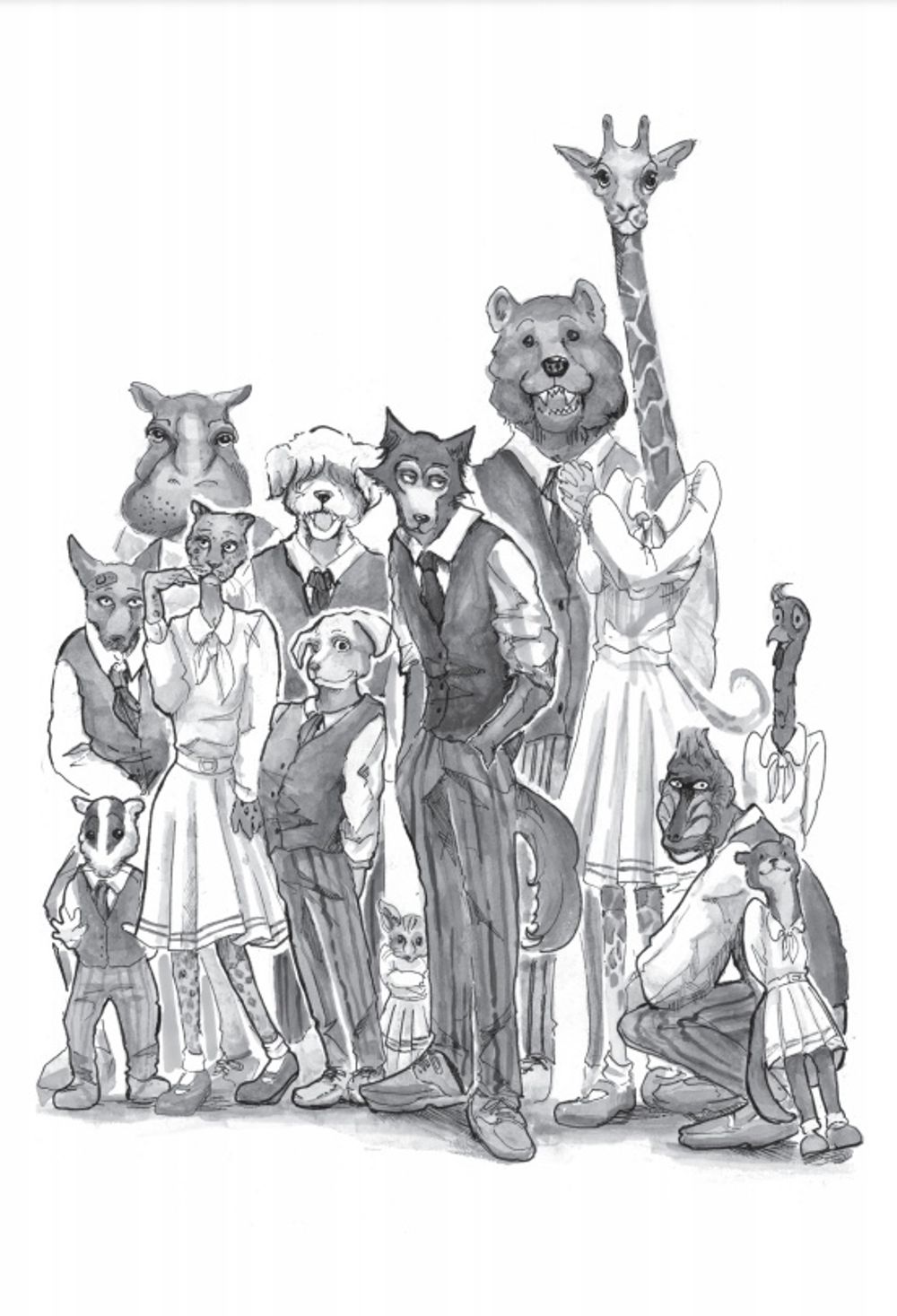 Манга Beastars. Выдающиеся звери. Том 1