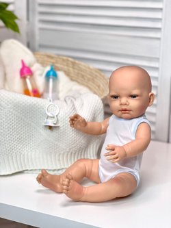 Кукла Marina and Pau 45cм Recien Nacido, виниловая в пакете (M1655K)