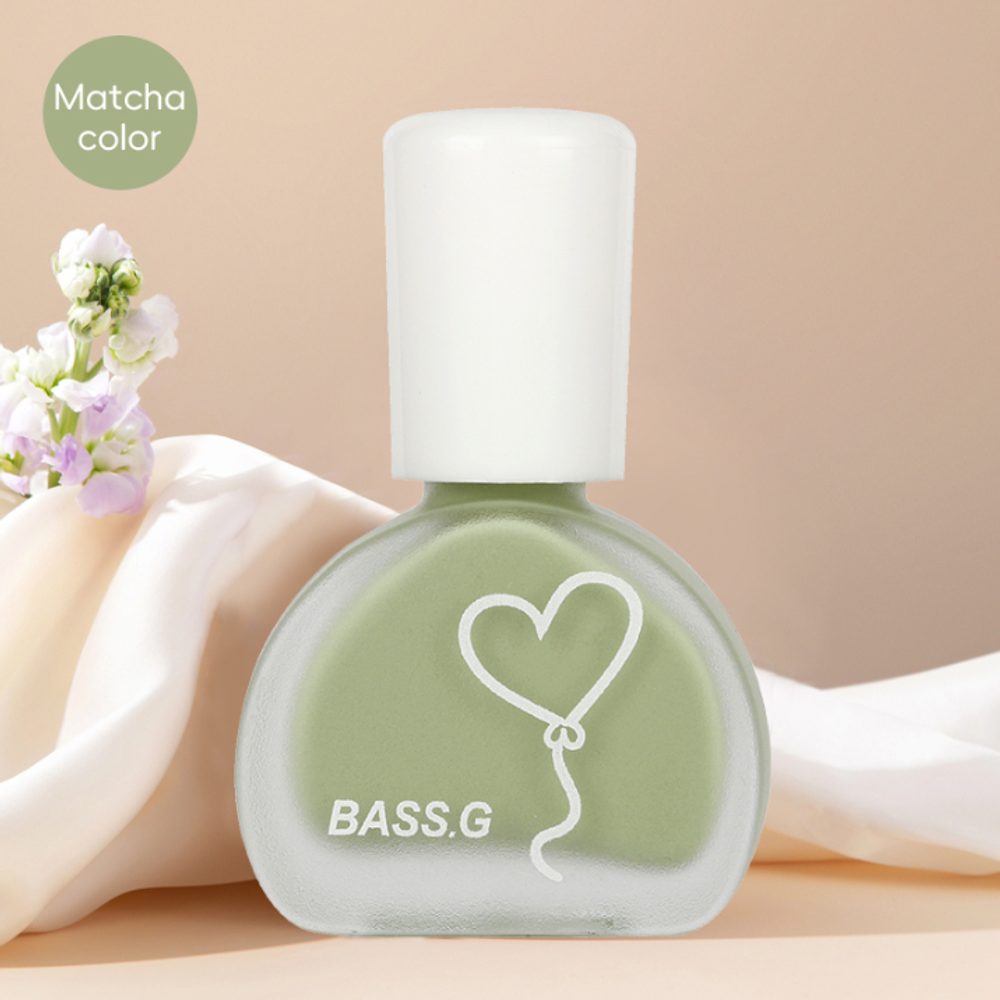 Лак для ногтей матовый &quot;Bass.G&quot;, матча