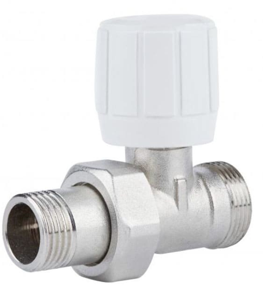 Клапан регулировочный ручной для радиатора VALFEX прямой 1/2" (компактный)
