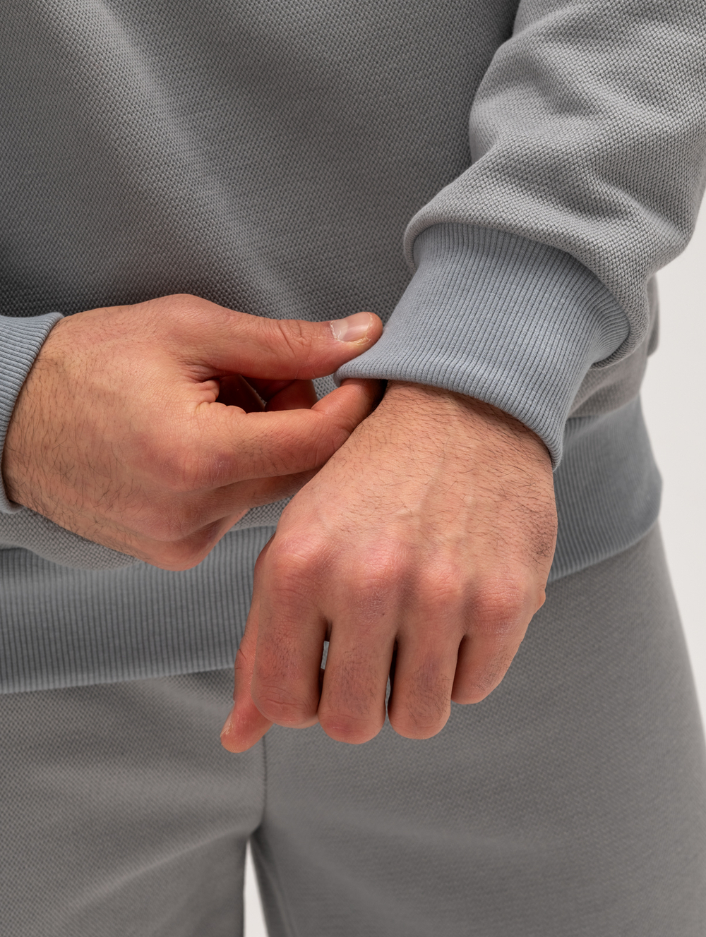 Костюм мужской спортивный теплый. Грей