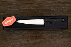 Нож кухонный MOYO Премьер овощной 90мм, сталь AR-RPM9, рукоять G10-extra черный