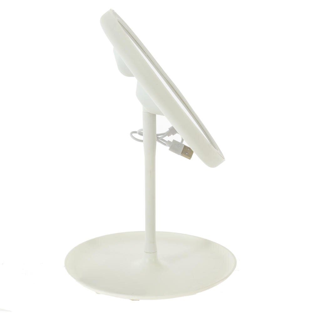 GAEM Зеркало настольное (подсветка USB 0,25м) , L18 W18 H28 см