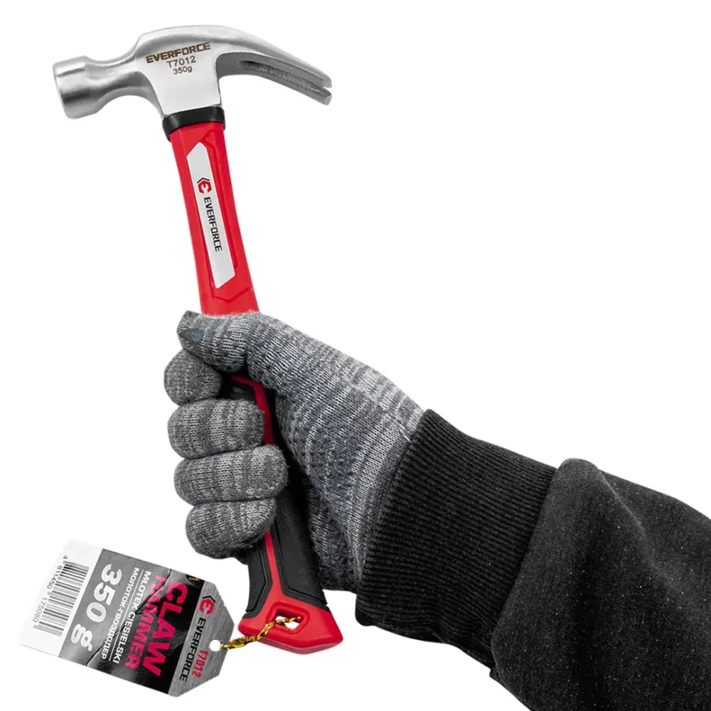 Молоток-гвоздодер 350гр. EVERFORCE EF-T7012