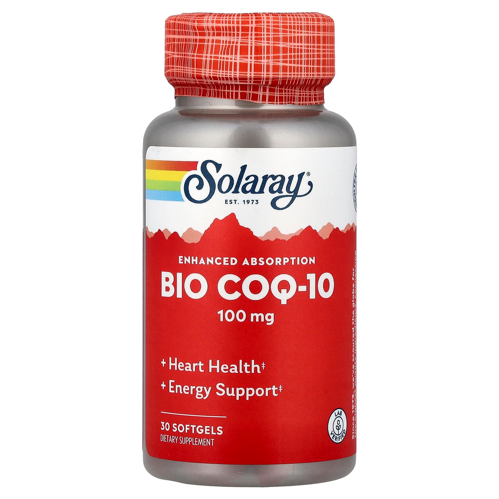 Solaray, Bio COQ-10, 100 мг, 30 капсул