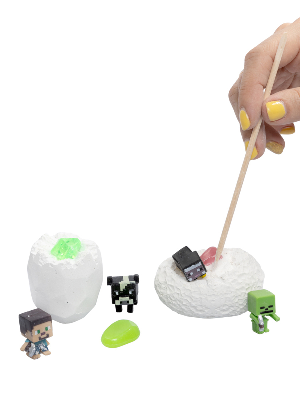 Набор раскопок КУБИКРАФТ 12 яиц 24 артефакта