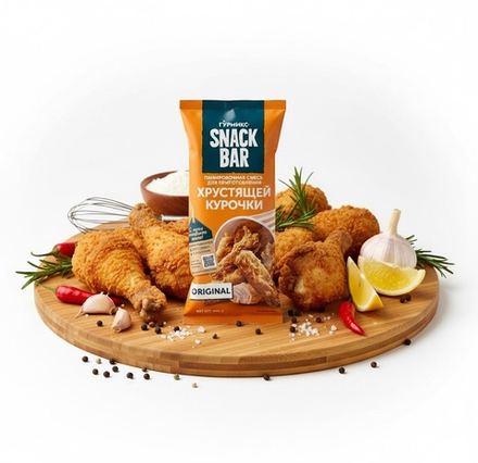 Смесь панировочная для приготовления хрустящей курочки, Гурмикс, 240 г