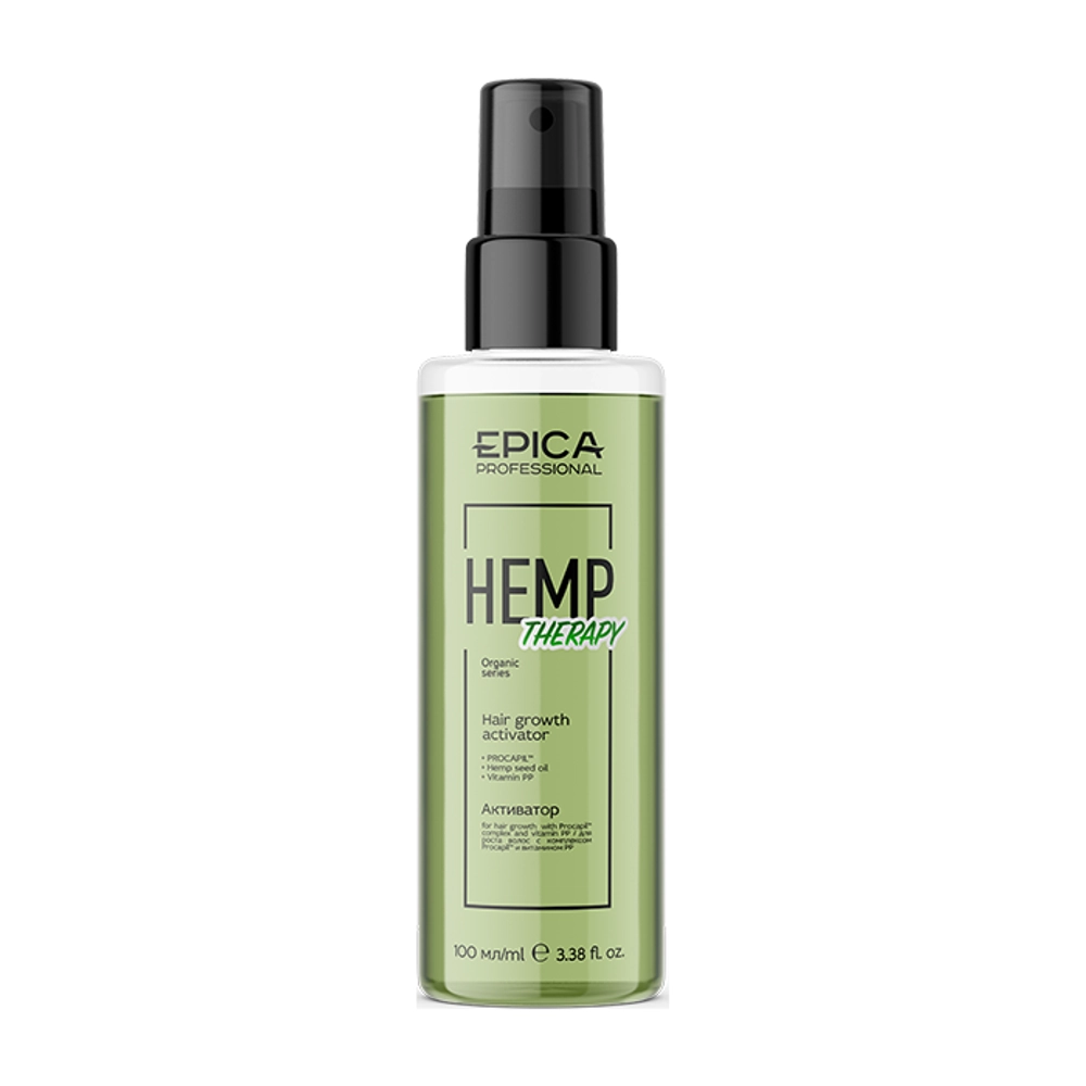 EPICA Professional Активатор роста волос, Hemp therapy ORGANIC, 100 мл