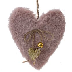 GAEM Изделие декоративное подвесное "Сердце/Ёлка/Звезда", L9 W1 H11 см, 3в.