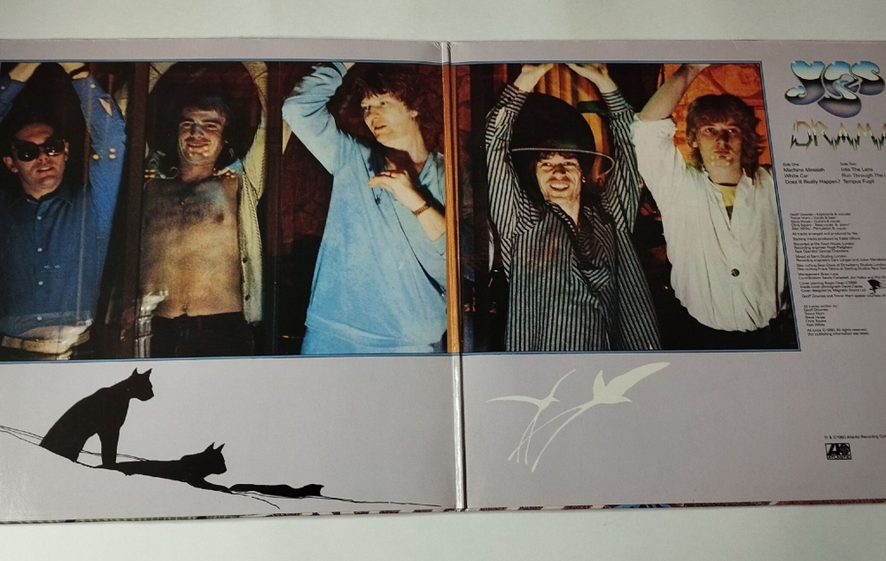 Винтажная виниловая пластинка LP Yes Drama (France 1980)