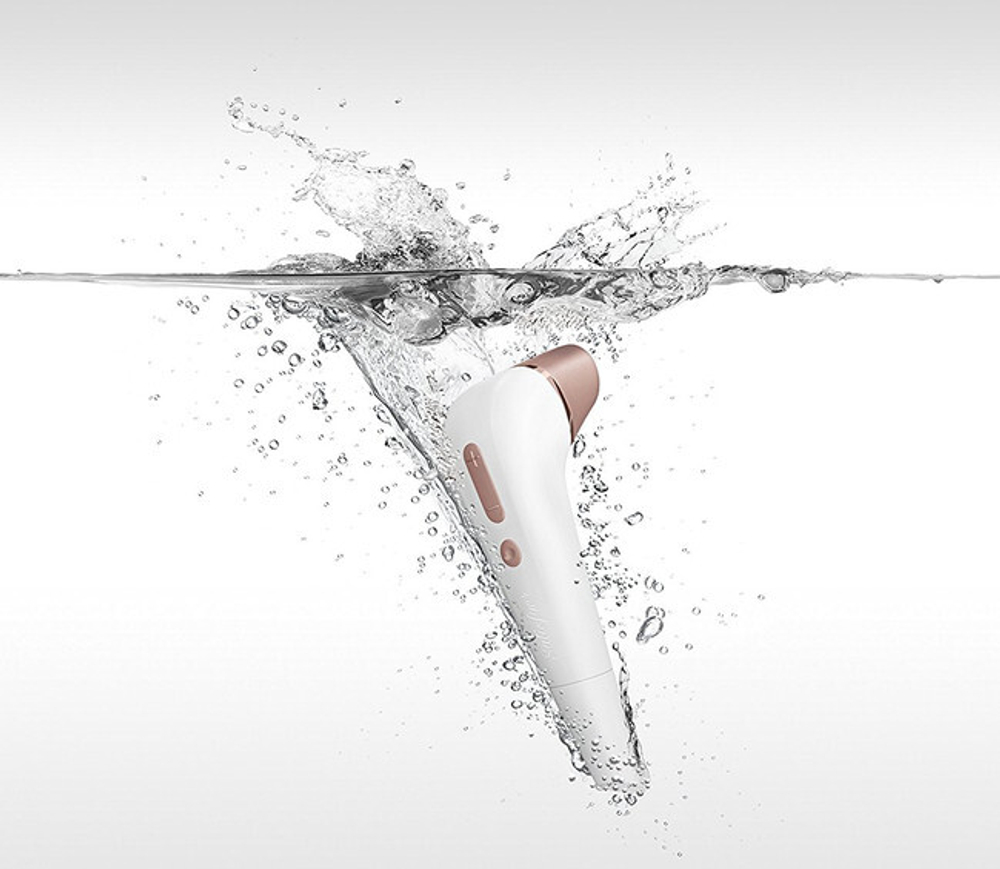 Вакуум-волновой бесконтактный стимулятор клитора Satisfyer 2 (11 режимов , белый с золотисто-коричневым ) (Цвет: белый с золотисто-коричневым)