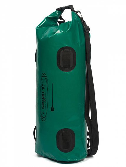 Гермо-Мешок-Рюкзак Sargan Саппер-25 2 лямки, крепления к сапборду 25 л зеленый изумруд