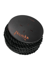 Черная веревка для шибари на катушке - 5 м. (Цвет: черный)