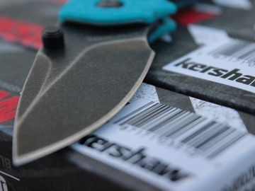 Складной нож KERSHAW Shuffle 8700TEALBW c клинком из стали 8Cr13MoV, рукоять GRN