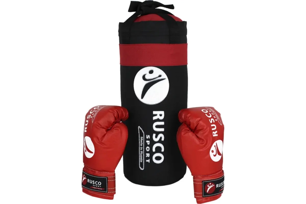 Набор бокс. начинающий RUSCO SPORT груша и перчатки 6oz