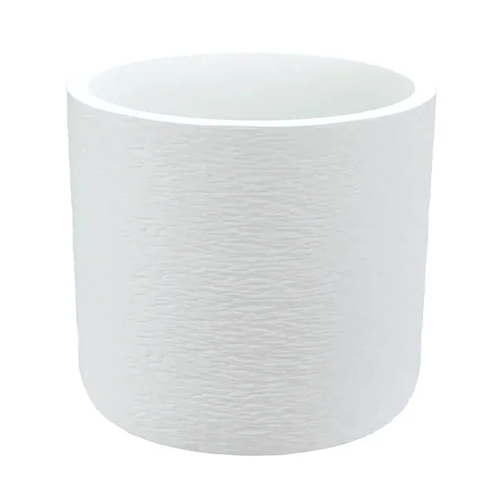 Кашпо СЛАНЕЦ D280мм 9,5л с вставкой Белый